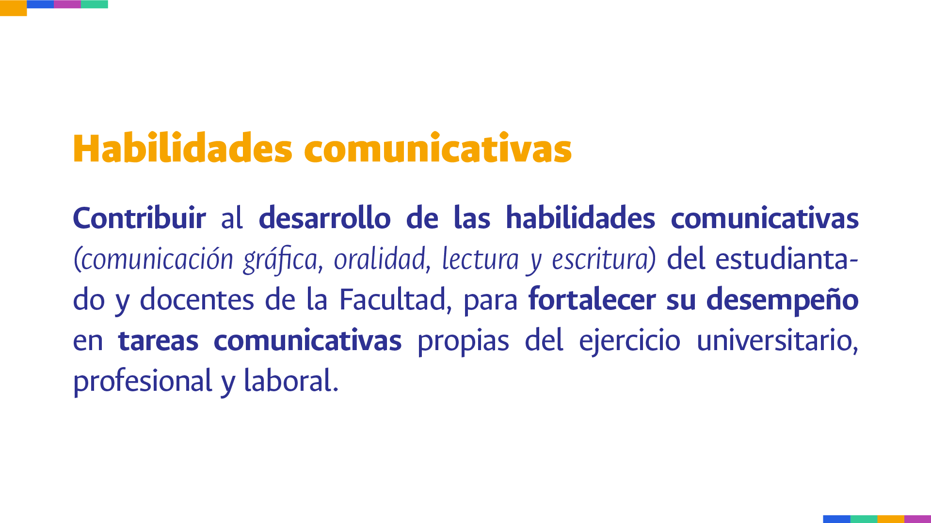 Habilidades Comunicativas