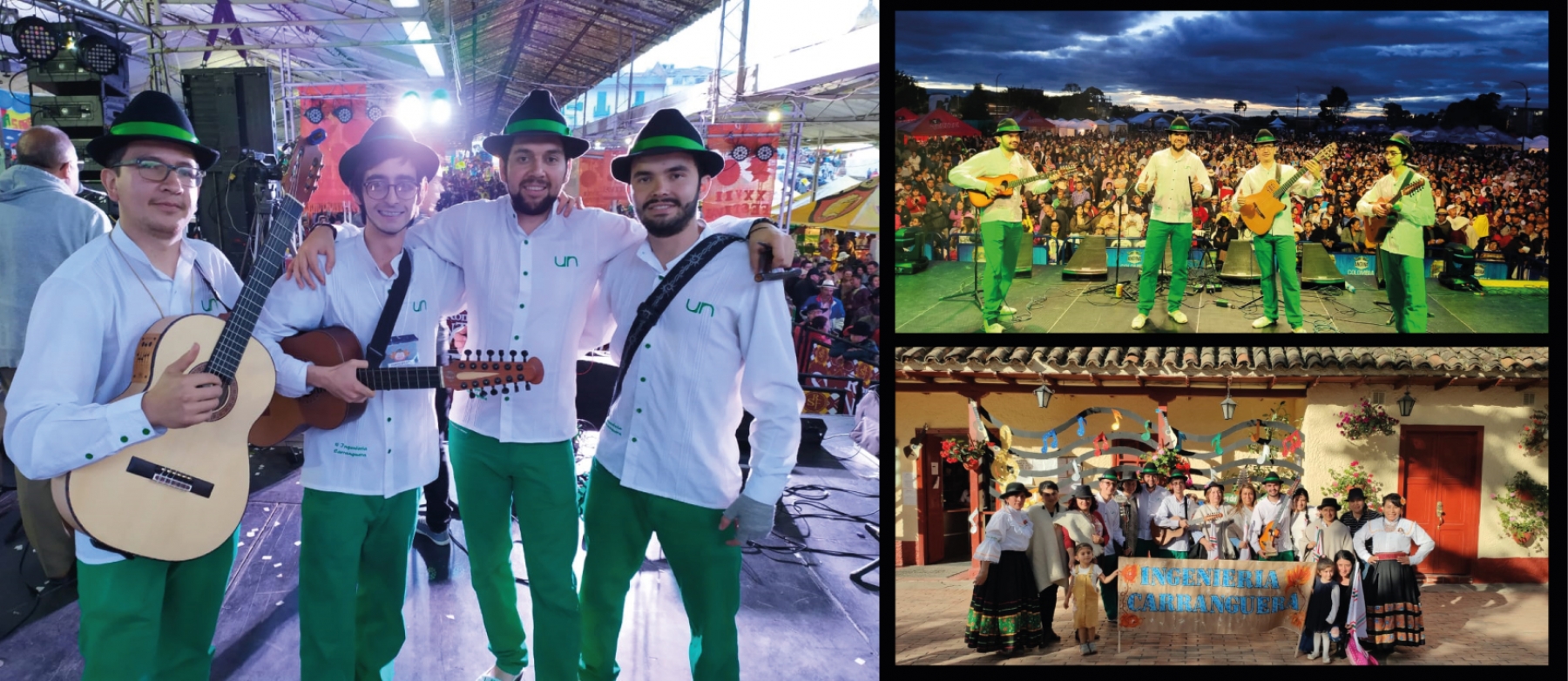 «Ingeniería Carranguera».  Grupo musical entre los más importantes en su género en Colombia es, Orgullo U.N.