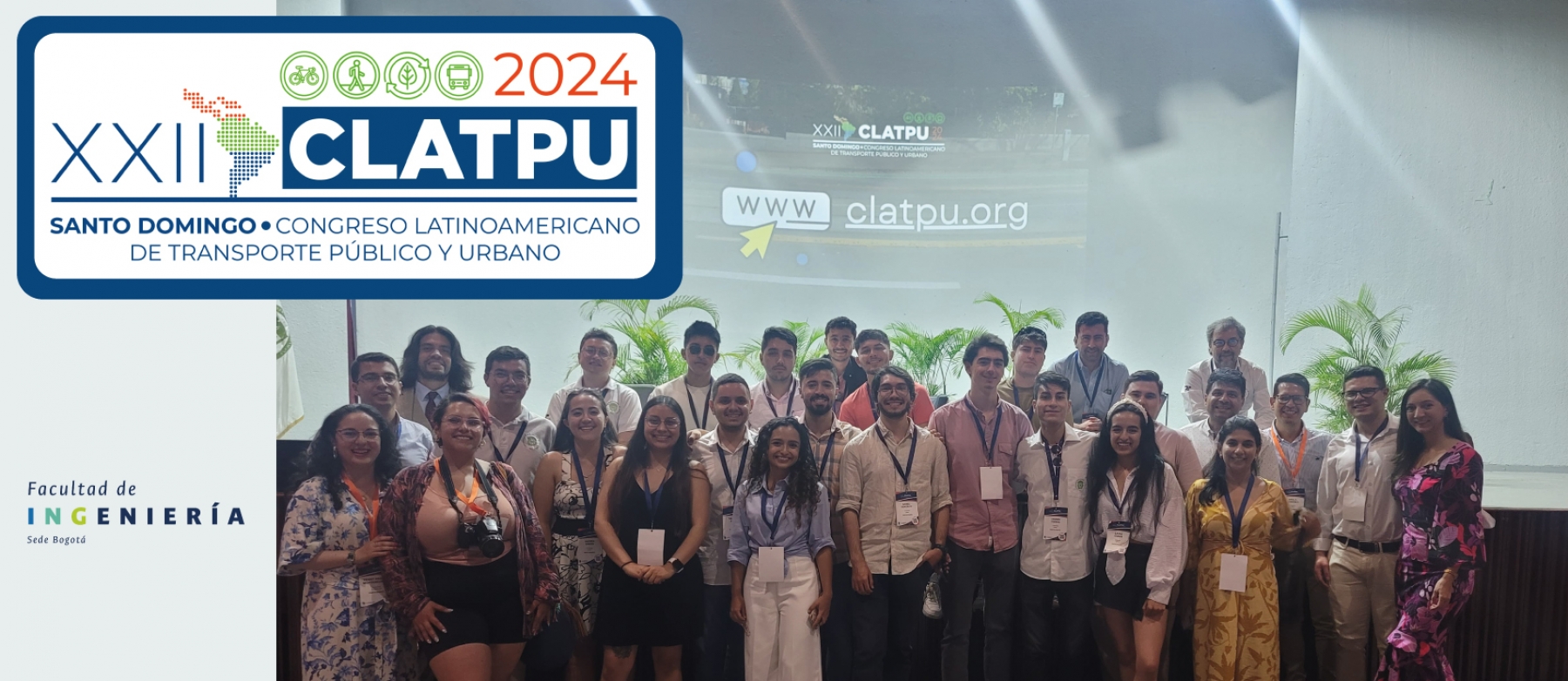 Estudiantes y profesores de la Facultad de Ingeniería de la Universidad Nacional de Colombia se destacan en Congreso Latinoamericano de Transporte Público y Urbano en República Dominicana