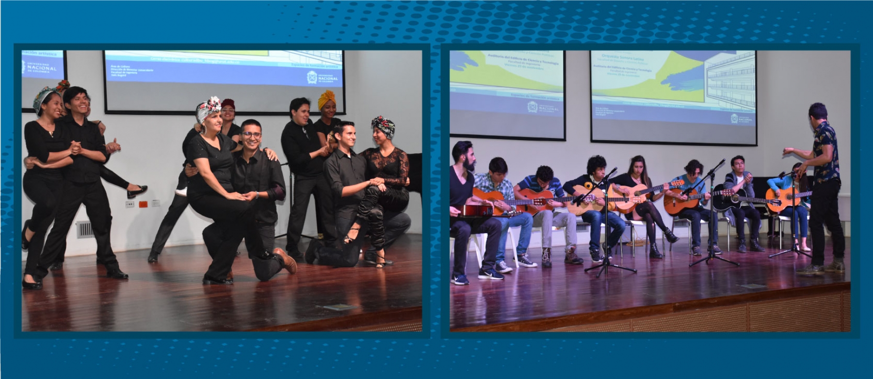 La Dirección de Bienestar de la Facultad de Ingeniería culminó con éxito las muestras artísticas: Taller de Baile y Taller de Guitarra 2019-II
