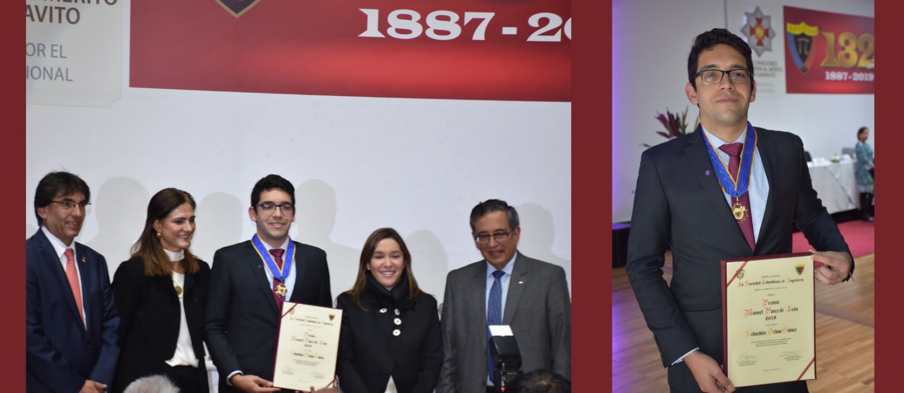 Ingeniero químico condecorado con el premio Ponce De León, en la gala de los premios a la Ingeniería Nacional 2019