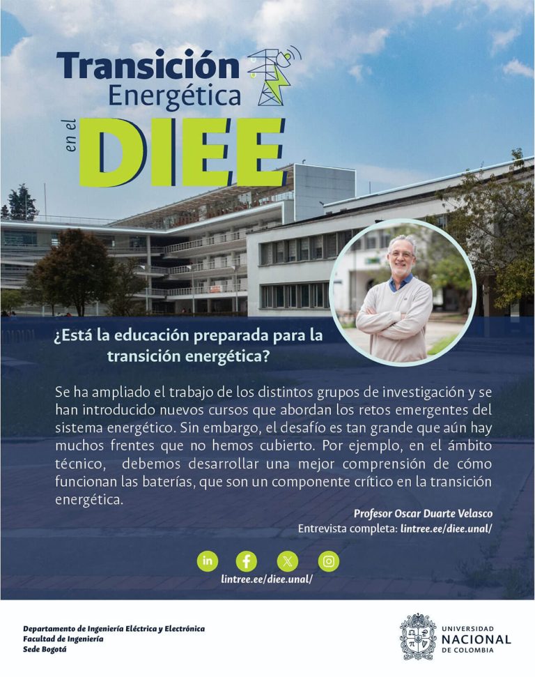 Ciencia de datos y transición energética: una visión desde la ingeniería eléctrica – Profesor Óscar Duarte